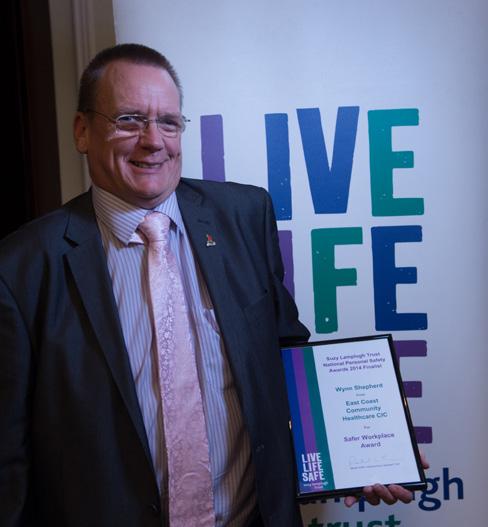 NHS Protect Award for Keeping Staff Safe at Work This award is for an inspiring individual who has demonstrated commitment and dedication to protecting NHS Lone workers from violence, abuse and