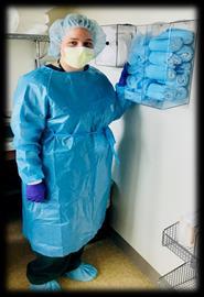 worn to protect employees from exposure to Hazardous materials Double gloves and double shoe covers are required for