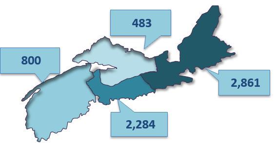 PROVINCIAL OVERVIEW: FOUND A PRIMARY CARE PROVIDER OVERALL PROVINCIAL VOLUMES Since the launch of the registry, there were 6,428 registrants who found a provider as tracked via the registry.