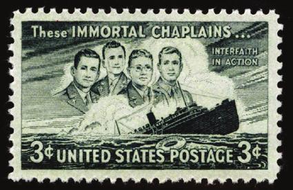Awards On Dec. 19, 1944, all four chaplains were posthumously awarded the Purple Heart and the Distinguished Service Cross.