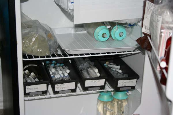 5 and other refrigerated medications. Some infusion companies will even rent or loan you a small refrigerator.