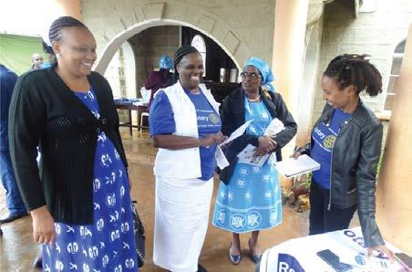 Rotary D9212 Alumni Women Peace Tables - Kiambaa Ack Church, Kiambu County 21St October 2017 Introduction The work of women building peace from within communities has been largely overlooked in