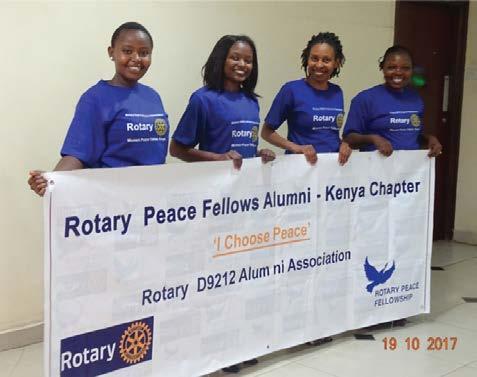 Rotary D9212 Alumni Association Women shared the role they play in their homes, churches and the community as whole in promoting peaceful coexistence.