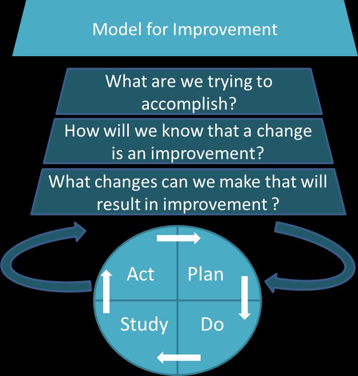 The structure of the improvement team and hospital support is devised with reference to factors known to improve the likelihood of success in quality improvement, the Model for Understanding Success