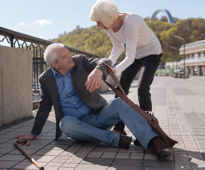 A major consideration is preventing one of the greatest dangers to aging and elderly people: falling. At least half of all falls happen in the home.