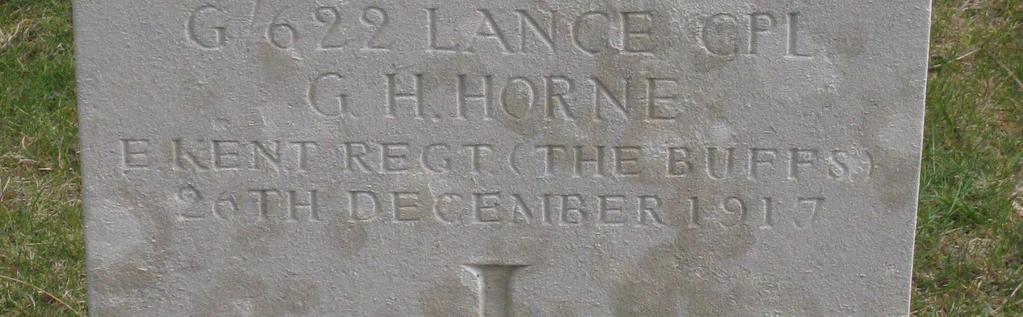 Son of George Horne and Edith Marian Horne (née Cole) of Wingham Well,