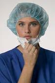 Surgical Masks Policy Wear a mask when open sterile supplies and equipment are present Don a fresh, clean surgical mask before performing or assisting with each new procedure Cover the mouth and nose