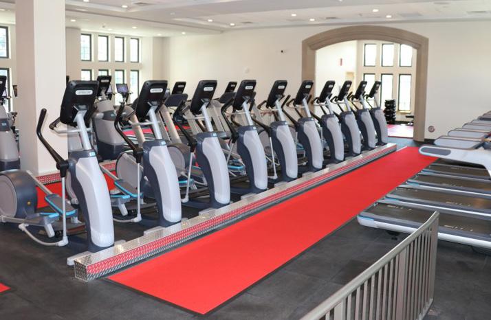 SOUTH FIELD FITNESS: Located on the south end of campus, adjcaent to the McCann Center and McCann Baseball Field, South Field Fitness contains a variety of fitness and weight training equipment for