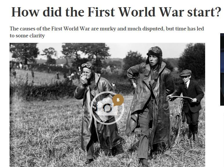The First World War The First World War began on 28th July 1914 and lasted until 11th November 1918 It went
