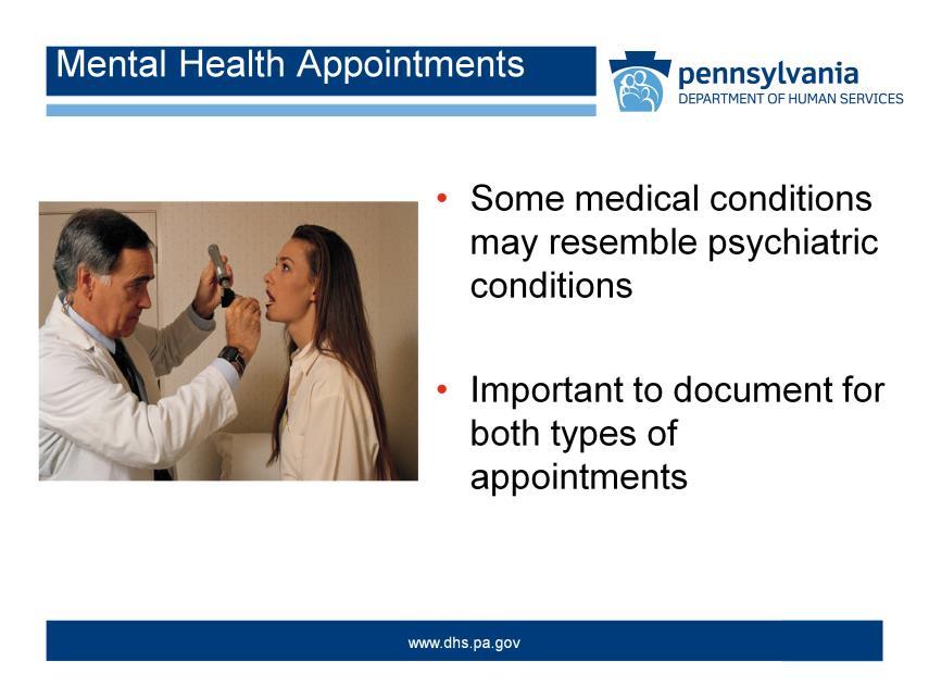 Although there are some differences between medical visits to address physical concerns and a mental health appointment, the preparation is the same.