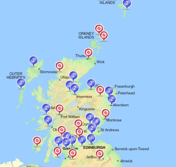 CCF projects in your area There are 110 currently funded CCF projects across the Scotland.