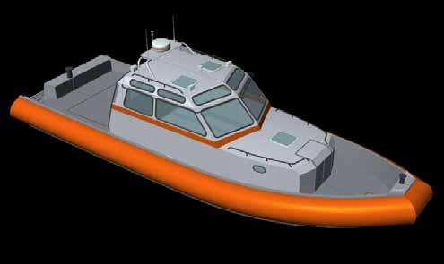 , and marine architect Ivan Erdevicki, Unit 35 has begun development of a new Titan 40-foot SAR vessel.