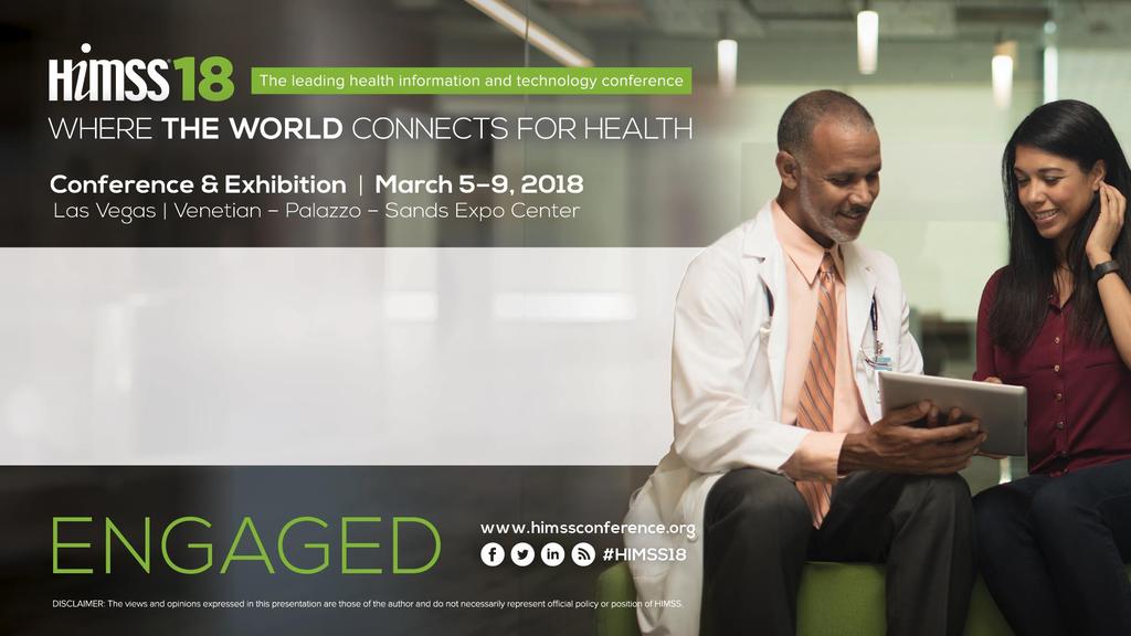 Beyond the EHR: Continuous Innovation for the Transition to Value-Based Care Session 118, Wednesday, March 7th11AM Theo Siagian, Director of HIE and