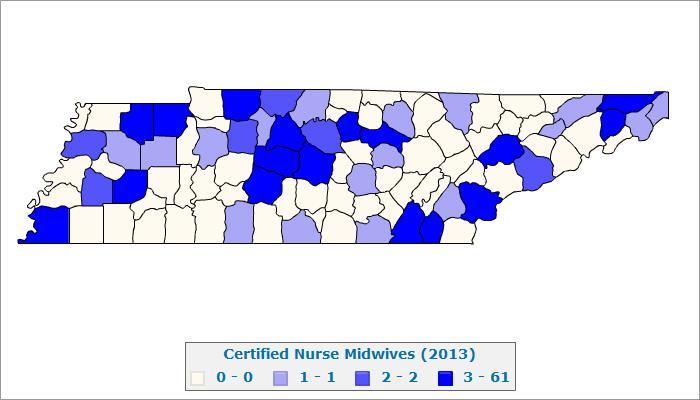 7% of all Tennessee births Sources: http://ahrf.hrsa.