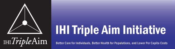 IHI Triple Aim Improving the patient experience of care (including quality and satisfaction); Improving the health of