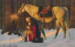 With their victory came and alliance even still Congress couldn t or wouldn t send proper equipment, food and so forth the Continental Army spent a miserable winter at Valley Forge - General