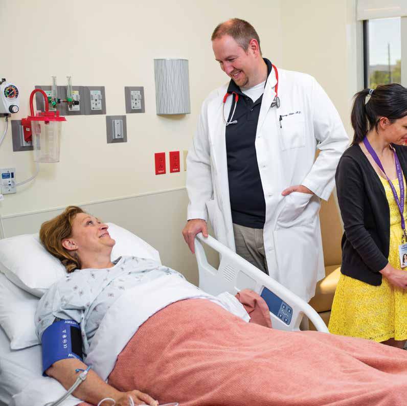 We offer a full-service Critical Access Hospital and a 24/7 level IV