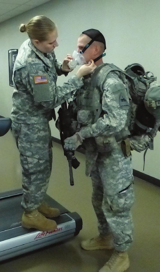 Being at USARIEM has been a great opportunity to serve my country and work in various lab environments. It is a unique experience to engage in research that has a direct impact on the Warfighter. Spc.