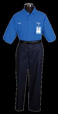 Facilities Management Pulmonary Supervisor Polo shirt (short or long sleeve) in navy
