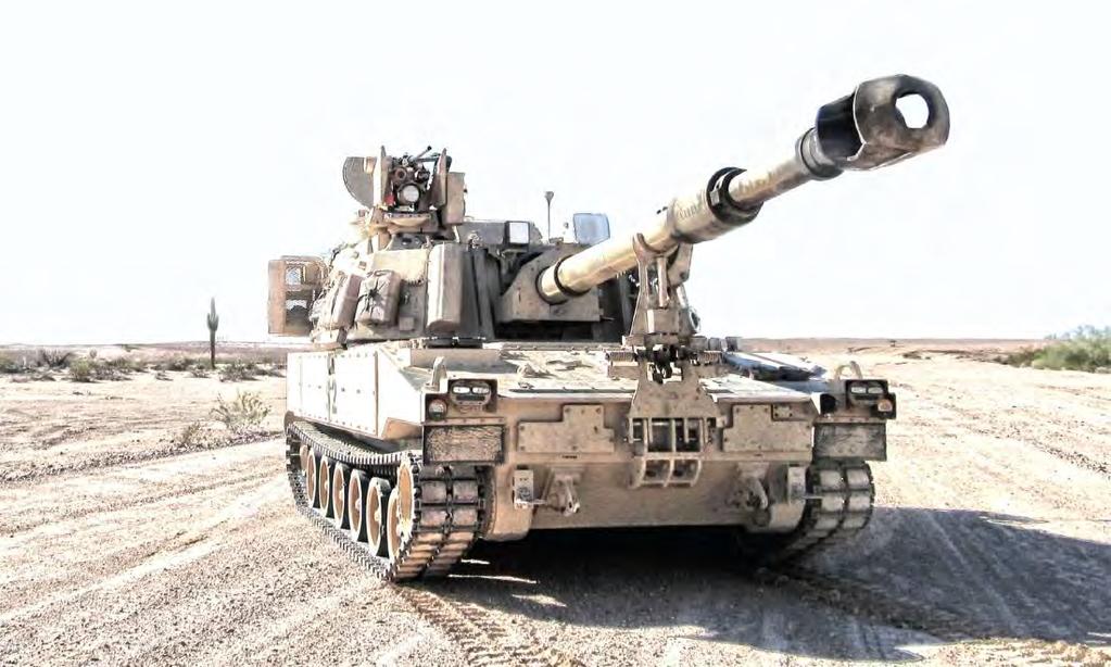 Self-Propelled Howitzer Systems SELF-PROPELLED HOWITZER SPECIFICATIONS Weight: 81,325 LBS Main Armament: 155mm/39 caliber Cannon Top Speed: 38 MPH Crew: Artillery (13B), 4 per Howitzer, 4 per ammo