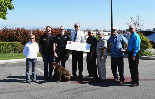 We are thankful for the amazing support that our K9 unit has received and appreciative of the generosity.