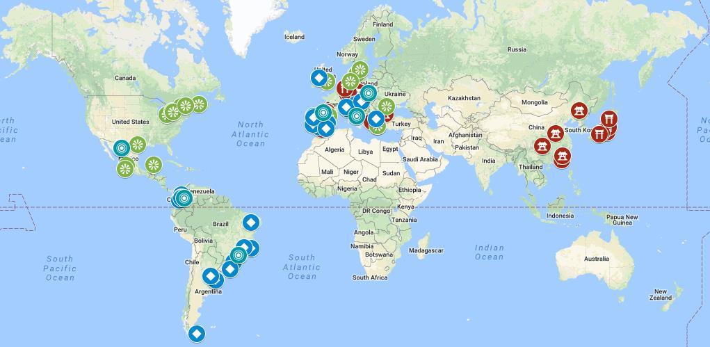 GLOBAL PAIRINGS 70+ cities involved so far