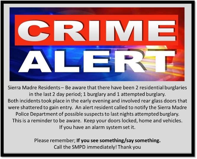 closures, active investigations in a certain area, crime alerts and trends, missing person reports or simply to inform