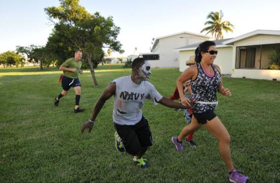 Zombie Run on NAS Key West starting at the Community Center on Sigsbee Park.
