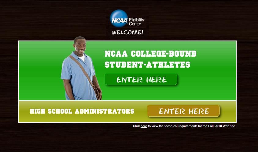 Registering with the NCAA Eligibility Center: 1) Log onto: www.eligibilitycenter.