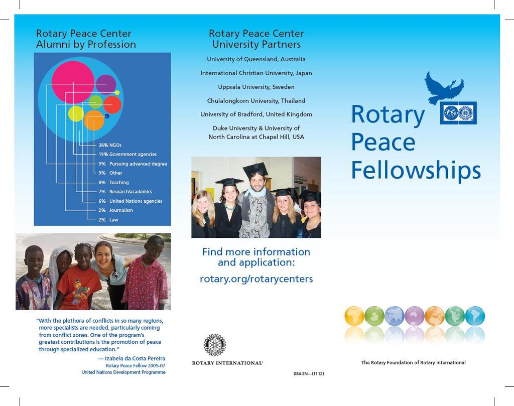 See next page for a copy of the Rotary