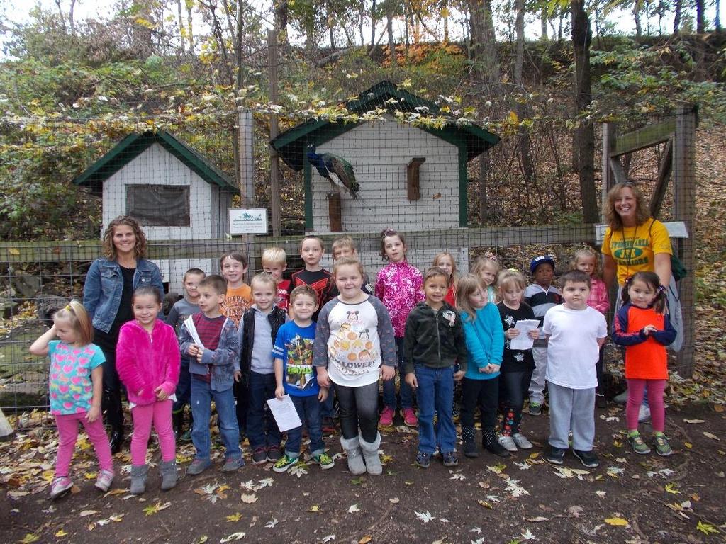 7. The PTO treated the Kindergarten students to a fieldtrip to