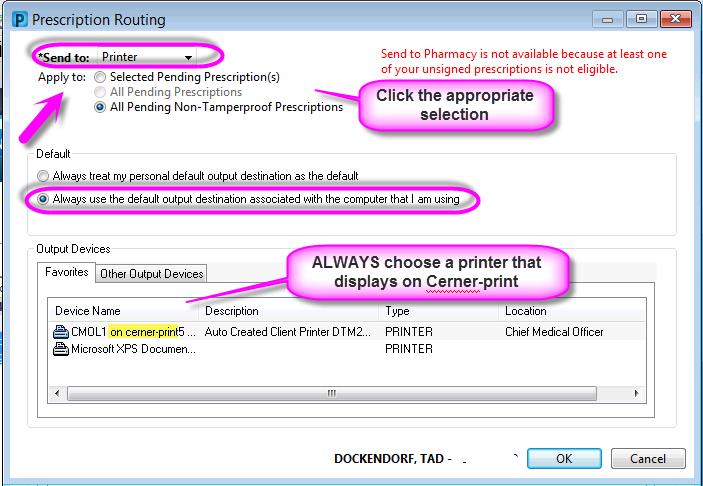 In the event of a downtime for Surescripts, you will still be able to print prescriptions.