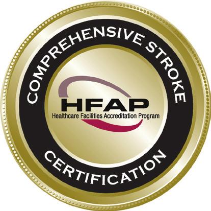 Comprehensive Stroke Certification 2014 Tampa General Hospital becomes the first hospital on the west coast of Florida to be awarded Comprehensive Stroke Certification, the highest national