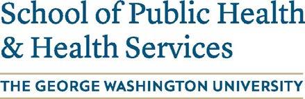 School of Public Health and Health Services Department of Prevention and Community Health Master of Public Health and Graduate Certificate Community Oriented Primary Care (COPC) 2013-2014 Note: All