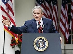 Bush Doctrine United States policy of preemptive action against threats to its