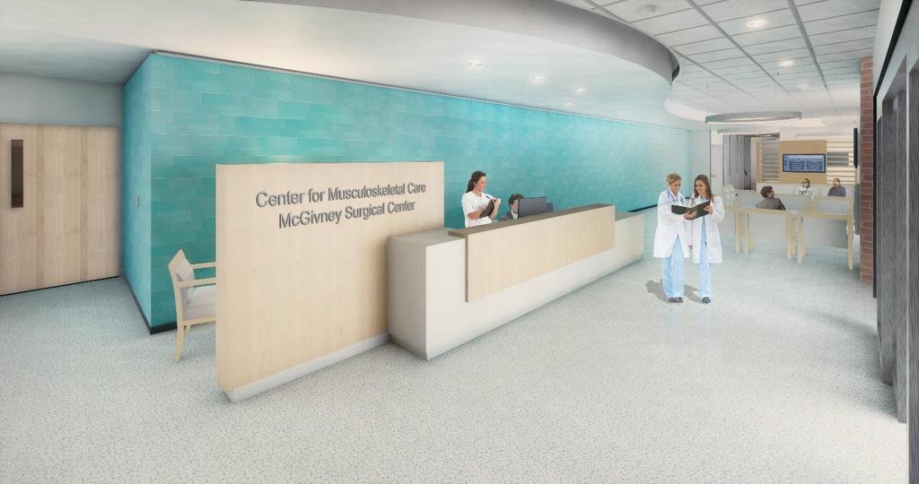 Convenience Access to pharmacy Access to full cafeteria