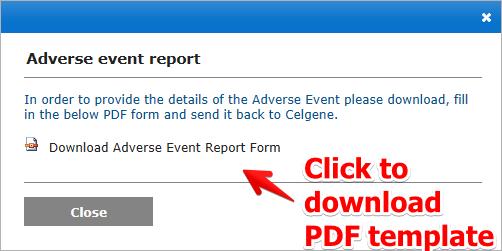 9.2 Adverse Event Report Click the link to download the Adverse