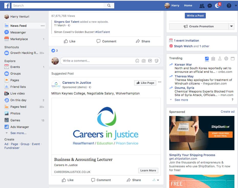 Target Passive Job Seekers With Social and GDN Facebook and Google Display Network have some great tools to target audiences.