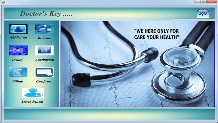 Add patient: This module is used to store patient details like name, gender,