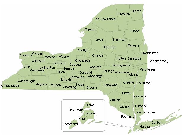 Health Homes Interactive Map by County > https://www.health.ny.