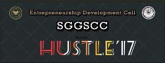 HUSTLE'17 Hustle'17 was one of the biggest events organized by the entrepreneurship cell on the 9th November 2017 with more than 1500 registrations The event witnessed the biggest