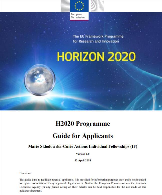 Guide for Applicants Published 12th April 2018 Always check