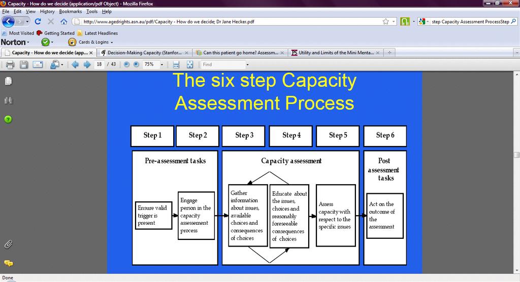 The 6 Step Capacity Assessment