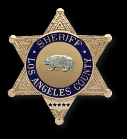 Los Angeles County SHERIFF S DEPARTMENT CUSTODY