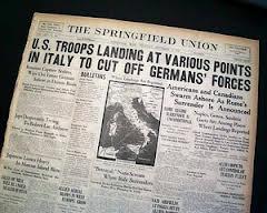 Invasion of Italy American troops attack through N.