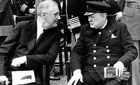 The Atlantic Charter Agreement drawn up by FDR and Winston Churchill (the leader of Gr.