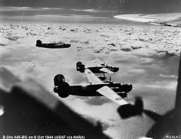 The Air War American planes bombed Germany by day and British RAF
