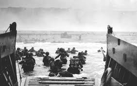 D-Day The largest landing by sea in history (4,600 invasion craft and warships) Allied forces crossed the English Channel and invaded German-controlled France