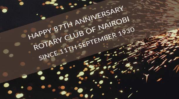 Rotary Club of Nairobi 87th Anniversary Rotary Club
