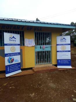 Rotary Club of Nyeri partnered wi th the Rotary Club of Elk Grove, California in building an ablution The block at Iruri Primary School in Karatina, Nyeri County.